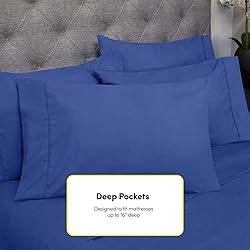 Twin Size Bed Sheets - 4 Piece 1500 Supreme