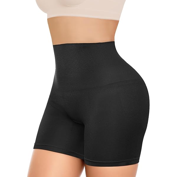 DERCA Women's Tummy Control Shapewear Shorts - Seamless Body Shaper Underwear With Butt Lifting