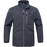 Rdruko Men's Fleece Jackets Full Zip Lightweight Outdoor Hiking Jackets Winter Coats
