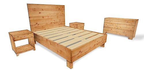 Amazon Com Rustic And Reclaimed Wood Style 5 Piece Bedroom