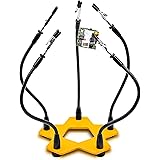 KOTTO Third Hand Professional Soldering Stand Tool PCB Holder Five Arms Helping Hands Crafts Jewelry Hobby Workshop Helping S