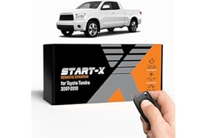 Start-X Remote Starter Kit for Toyota Tundra (2007, 2008, 2009, 2010) Vehicles | Key Ignition | Plug N Play Install | Lock 3X to Remote Start | Zero Wire Splicing