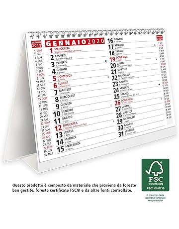 Amazonit Calendari E Articoli Da Scrivania Cancelleria E
