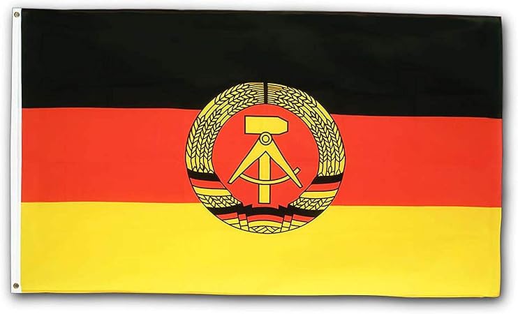 Copytec 24895 - Bandera de la República Democrática Alemana: Amazon.es ...