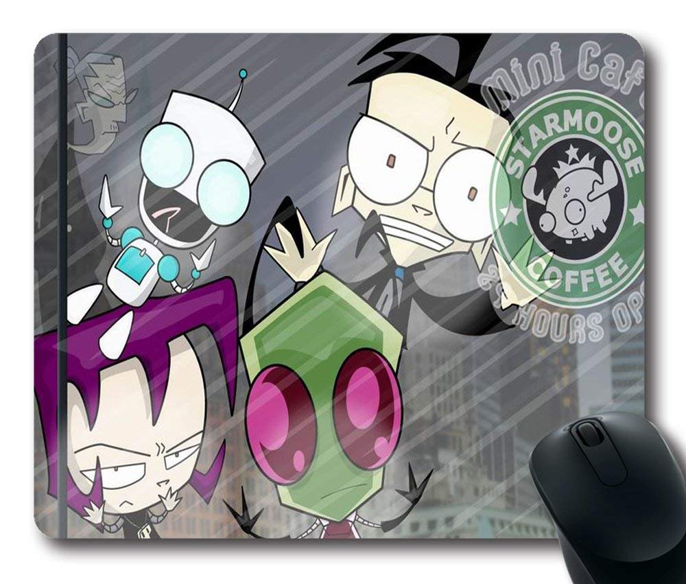 1 X Aliens DIB GAZ Gir Invader Zim Customized Mousepad Oblong Design Mouse Pad Picture Printing in 220mm180mm3mm (9"7") -82672