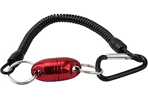 CRAZY SHARK Magnetic Net Release Aluminum Shell for Fly Fishing