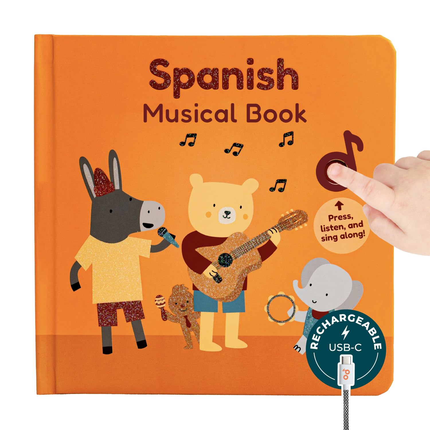 Photo 1 of ** SOLD AS IS, NO REFUNS/RETUEN** SEE COMMENTS!
Cali's Books Spanish Book for Toddlers 1-3 - Musical Books for Kids, Interactive Baby Sound Book, Educational Song Learning Toys, Bilingual Music Toy for Babies, Libros para ninos en Espanol