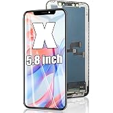 EFAITHFIX for iPhone X Screen Replacement 5.8 inch Full HD LCD | 3D Touch Screen Display for A1865,A1901,A1902, Screen Frame Assembly Digitizer, waterproof adhesive seal, NO tool