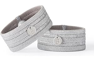 Blisslets Anti Nausea Relief Band - Edith Duo (Medium) - Stylish Motion Sickness Bracelets, Morning Sickness Relief Nausea Bands and Sea Sickness Wristbands | Travel, Pregnancy, Cruise, Vertigo