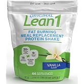 Lean1 Vanilla, Meal Replacement Protein Shake, 44 Servings in a 5lb Bag