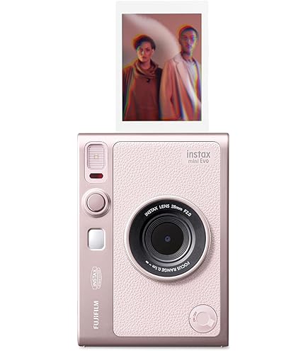 Fujifilm INSTAX Mini Evo Hybrid Instant Camera - Brown : Amazon.ca