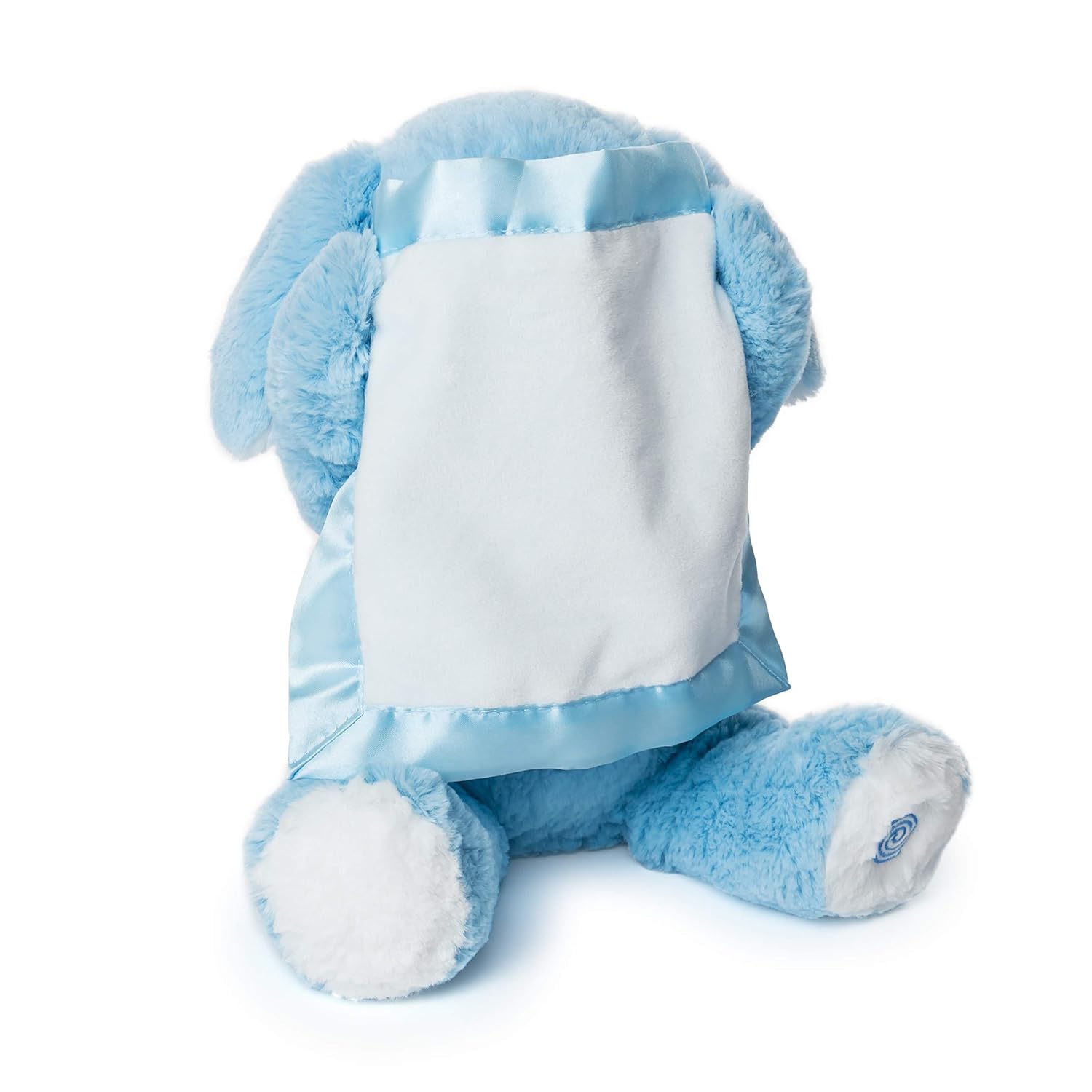gund peek a boo puppy blue