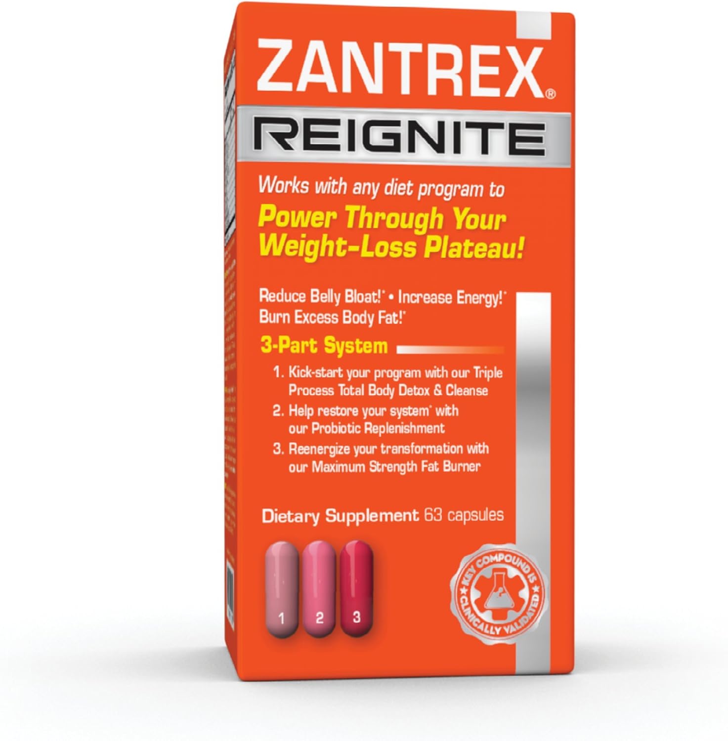 Amazon Com Zantrex Reignite 63 Count Health Personal Care