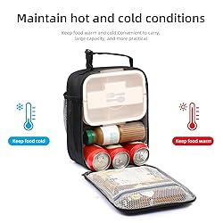 Lovoeo Lunch box Lunch bag for men women Insulated