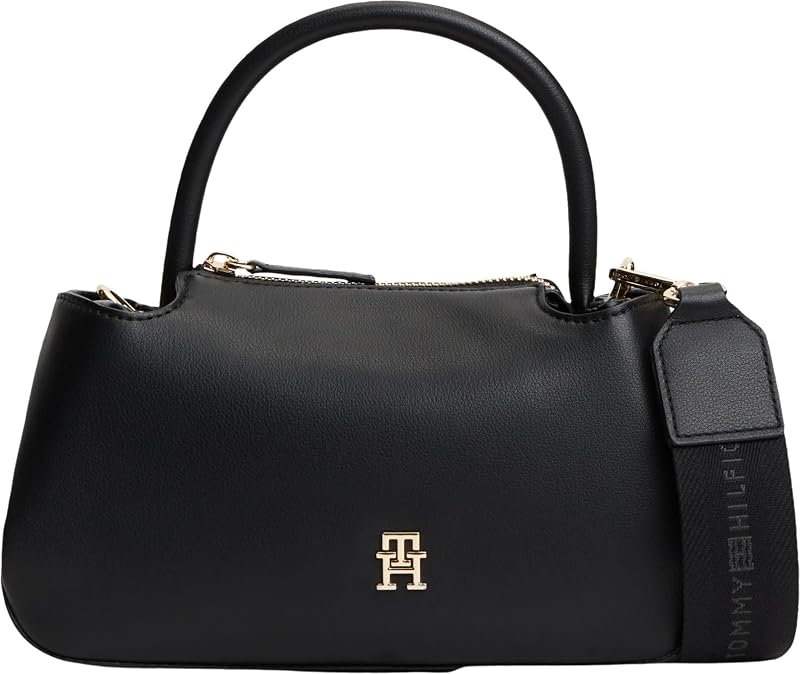 TH LOGOTAPE MINI SATCHELAW0AW18743 - Cartera para mujer, color negro, talla única