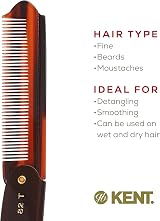 Kent 82T Handmade Folding Pocket Comb for Men Fine Tooth Made in England view 6