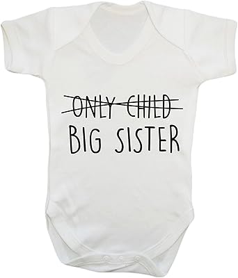 big sister baby vest