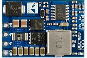GMBYLBY MATEK MATEKSYS BEC12S-PRO Module Adjustable 9-55V to 5V/8V/12V-5A Overcurrent Protections Self-Recovery for FPVs Dron