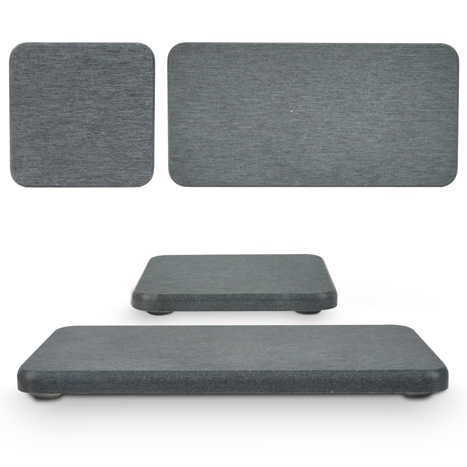 Soap Dishes, 4-Set Water Absorbent Diatomite Earth