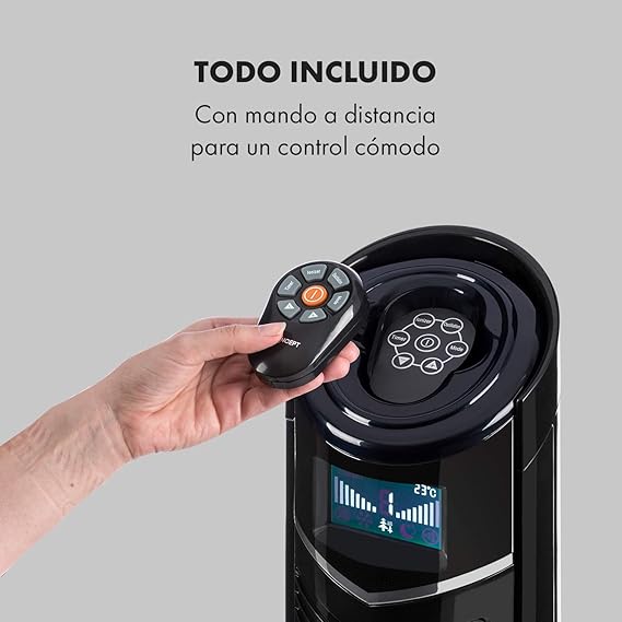 oneConcept Northpeak Black Edition - Ventilador de columna ...