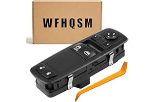 Master Power Window Switch Driver Side Compatible with Dodge Grand for 2012 2013 2014 2015 Caravan Chrysler Town & Country 8 