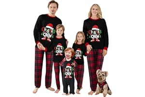 WephuPSho Christmas Family Matching Pajamas, Festive Xmas Jammies Sets for the Whole Family, Holiday Pjs Christmas