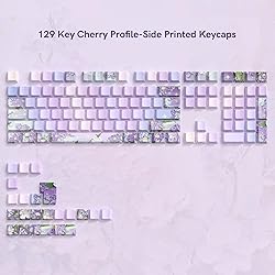 Violet PBT keycaps,Purple Double Shot Keyboard Key