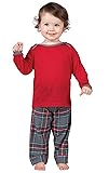 PajamaGram Gray Plaid Infant Pajamas 12MO