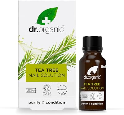 Dr Organic Tea Tree Nail Solution Purifying Conditioning 10ml