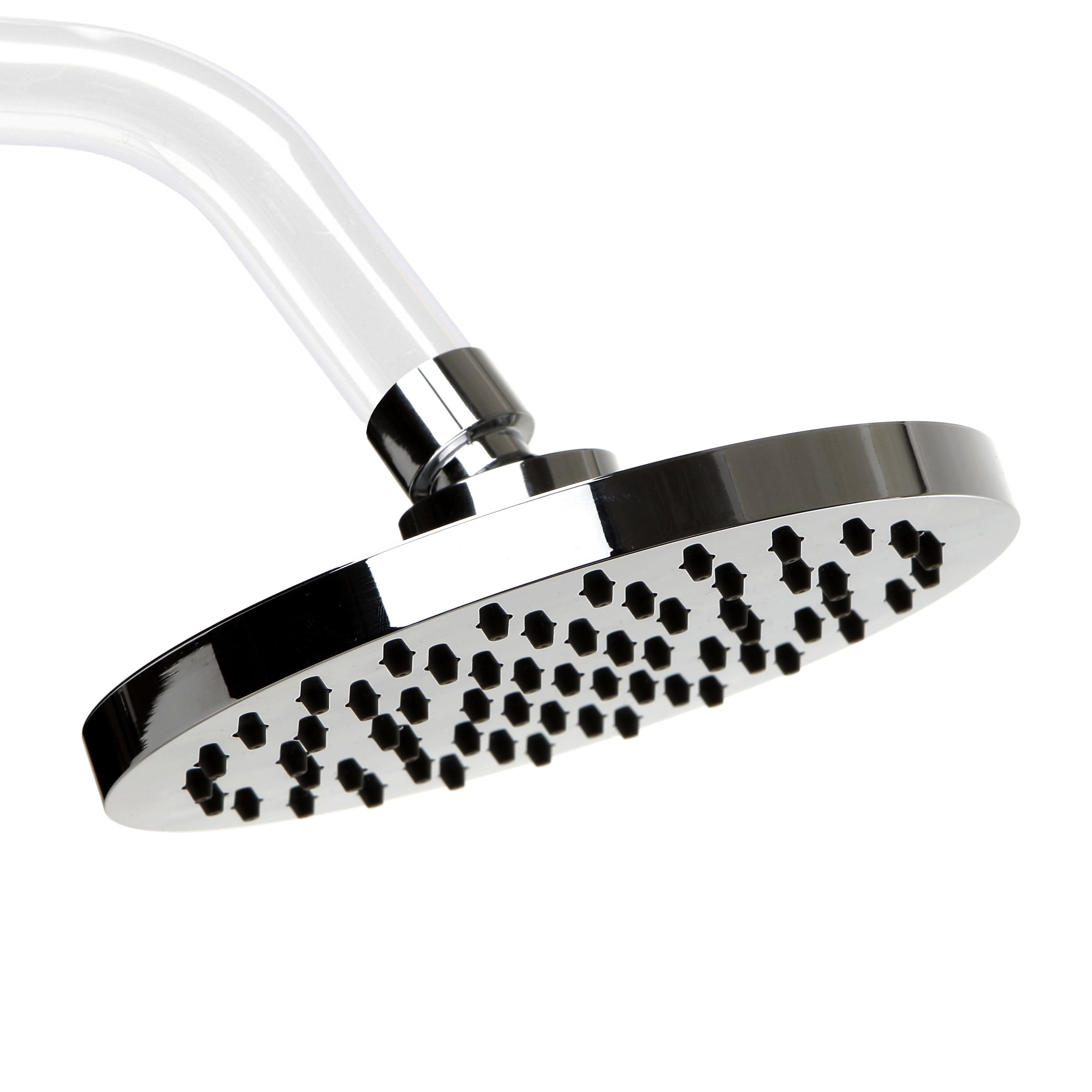 TATAY - Round 16cm rain shower head with chrome effect finish.