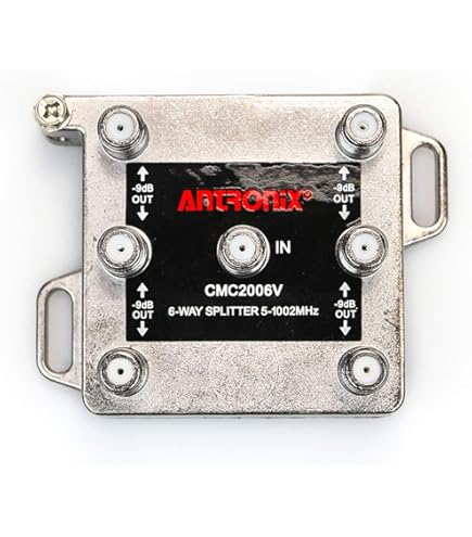 コンプ Amazon.com: Antronix High Performance 8-Way Cable TV Splitter