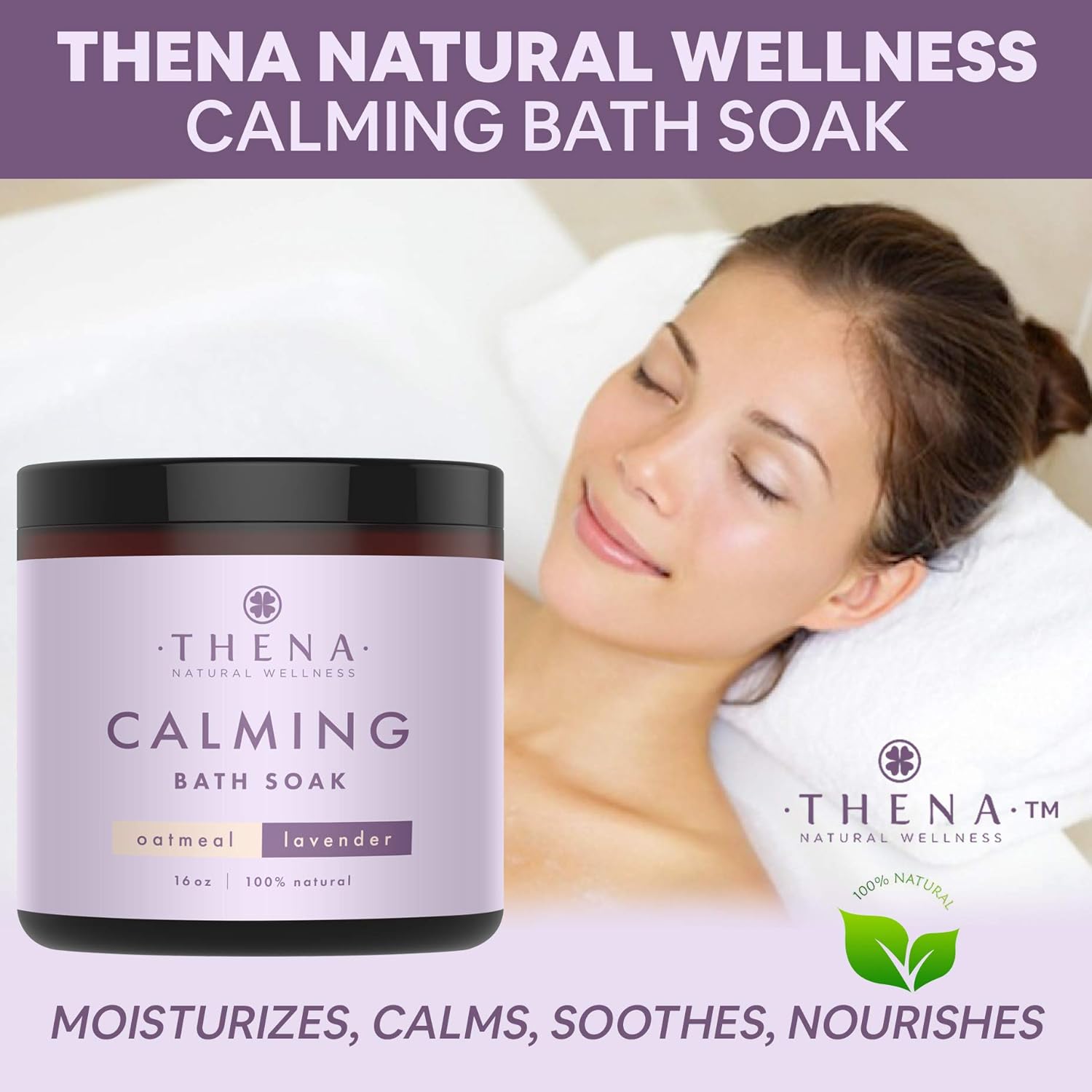Organic Eczema Bath Therapy for Baby Adults with Colloidal Oatmeal Manuka Honey Calendula Dead Sea Salt Lavender Essential Oil, All Natural Relief Soaking Soothing Moisturizing Dry Skin Treatment: Health & Personal Care