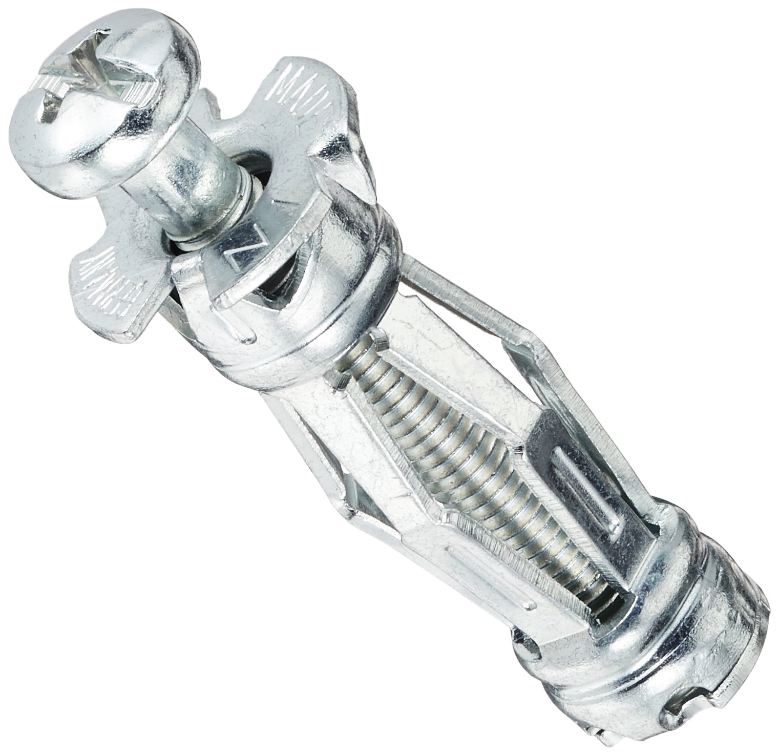 Molly m16100pb-xj Metal Cavity Wall Dowels 100 Pieces 5x36 mm + Screws for Hollow Materials – Conditioning Pro, Gray, Set of 200 Pieces