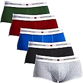 HOOFESAN Men's Underwear Boxer Briefs Pack Soft Breathable Low Rise Trunks Underwear Boxer Briefs for Men Multipack