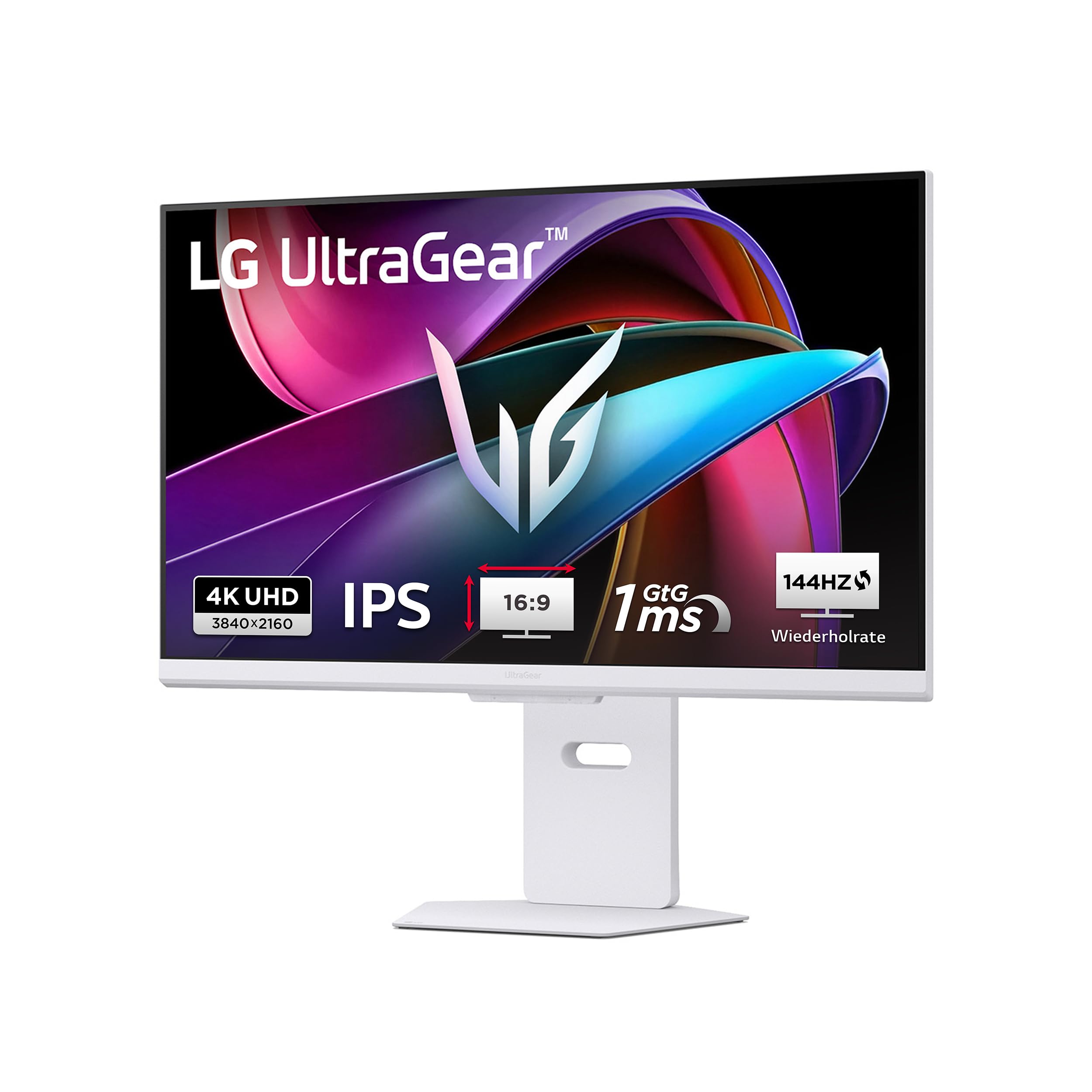 LG Ultragear™ 32G810SA-W.AEU (32 Zoll) 4K UHD IPS Gaming-Monitor, 144Hz, AMD FreeSync™ Premium, DisplayHDR™ 400, webOS, 2X HDMI 2.1, Weiß