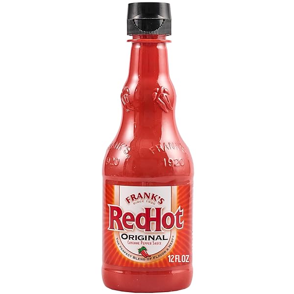 FRANK’S REDHOT ORIGINAL HOT SAUCE, PLASTIC BOTTLE, 12...