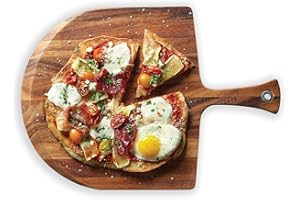 Ironwood Acacia Wood Peel, Napoli Pizza Paddle, 14" x 20"