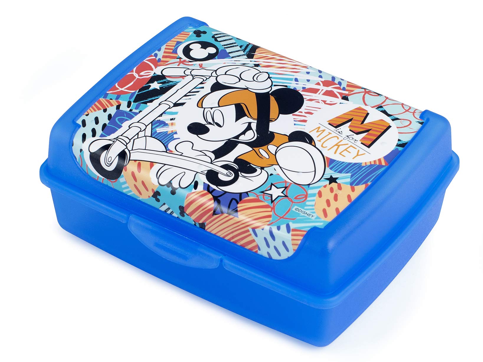 Lulabi Lulabi Disney Mickey Urban Lunch Box, Polypropylene, cm17x13x6,5 h - 900 g