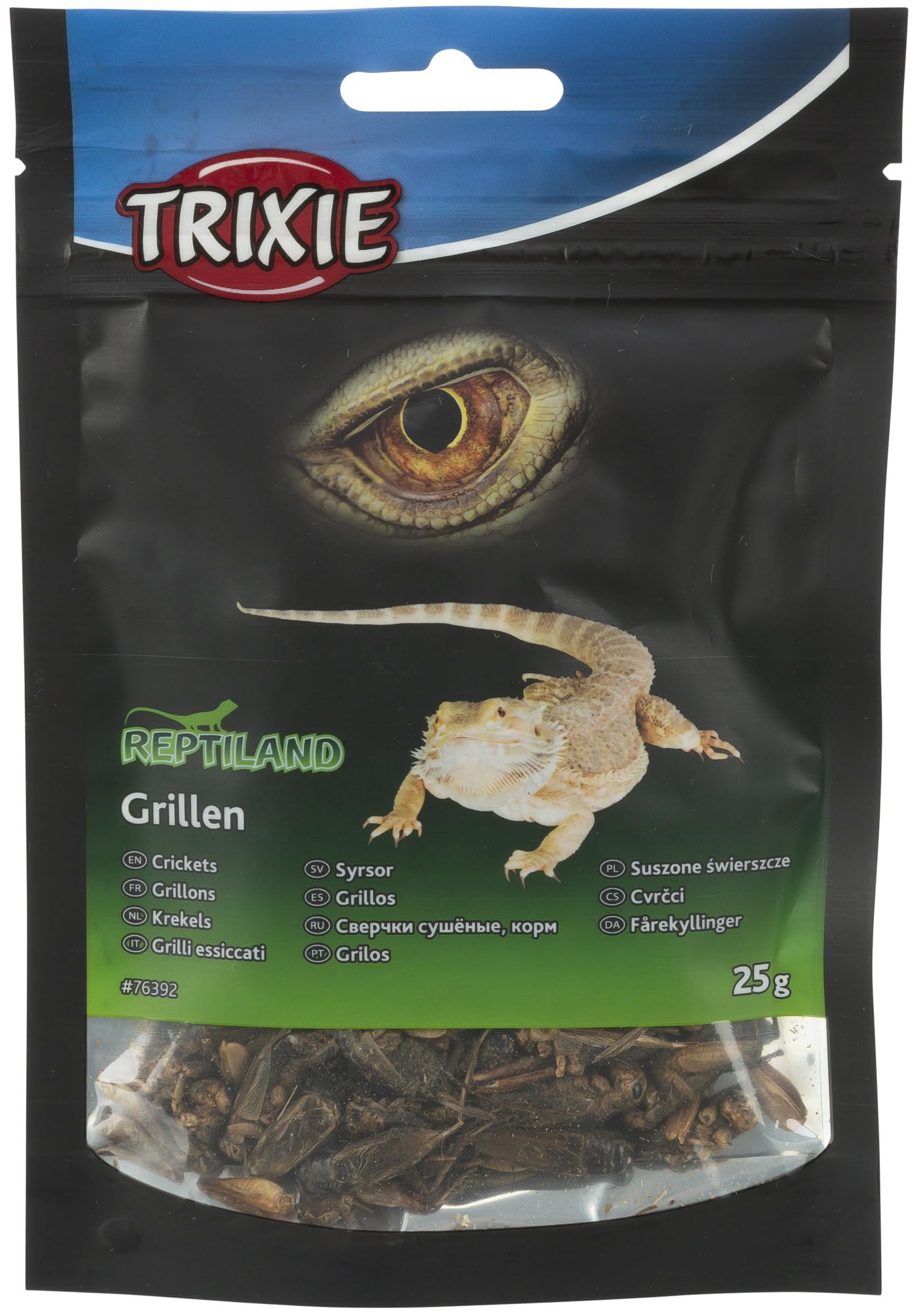 Trixie 76392, black crickets, dried
