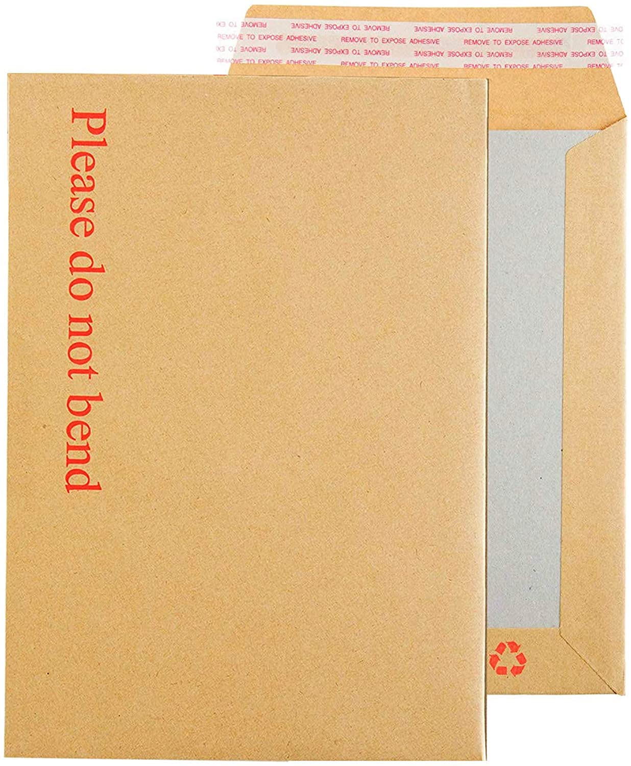 HT Essentials C4 (A4) 324 x 229 mm Hard Board Back Pocket Peel & Seal Envelopes | Pack of 15 | Please Do Not Bend | Royal Mail Approved | Brown | Strong Secure 1st Class Envelope