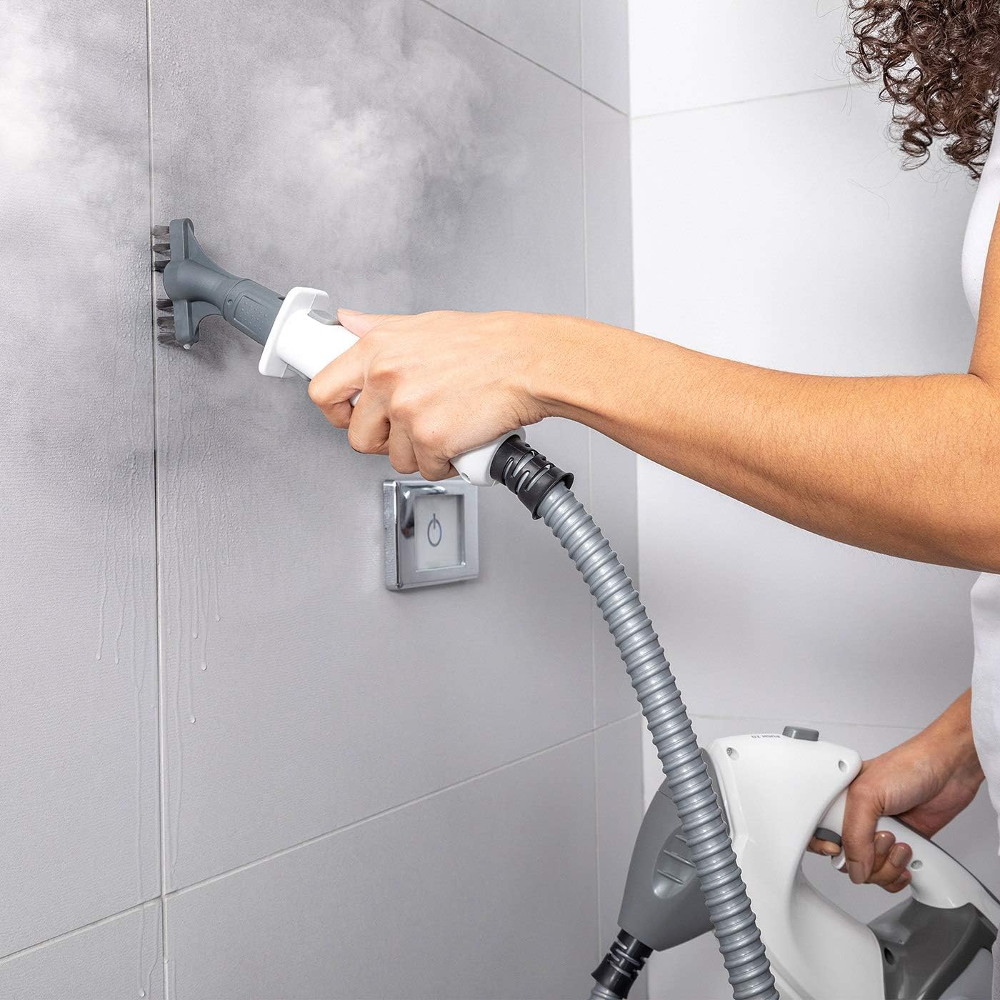 Shark Floor & Handheld Steam Cleaner, Steam Mop for Hard Floors with Klik n' Flip, Clean Tiles, Surfaces - Image 5