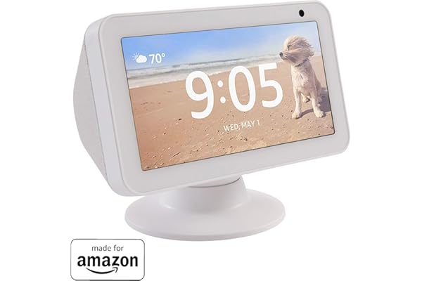 Made for Amazon Tilt + Swivel Stand for the Echo Show 5 - White