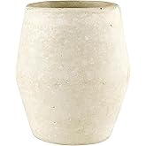 Santa Barbara Design Studio Pure Design Modern Paper Mache Vase for Home Décor, Small, Natural