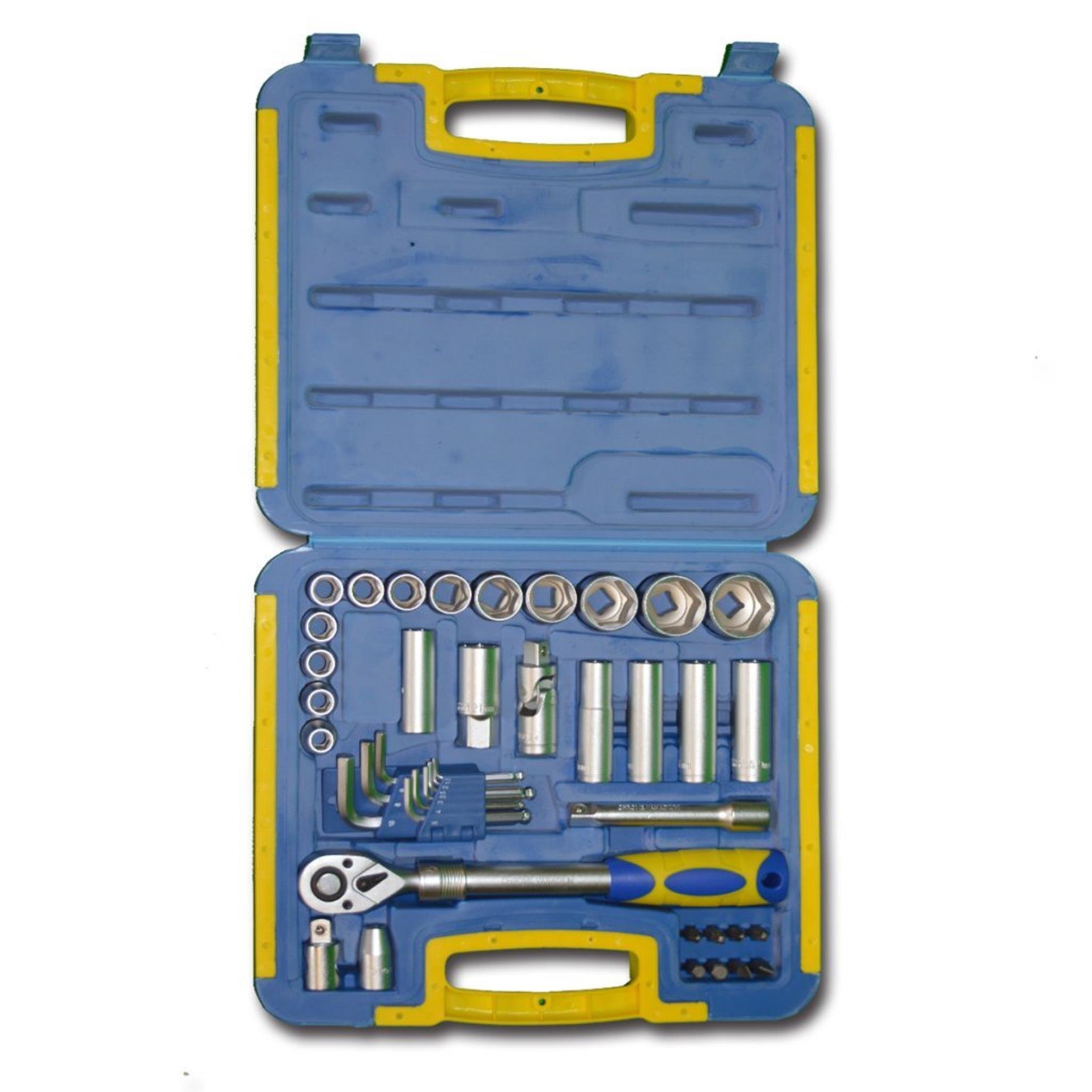 STL-114-KINZO-TOOLKIT Kinzo 871125229634 Toolbox Set, Grey