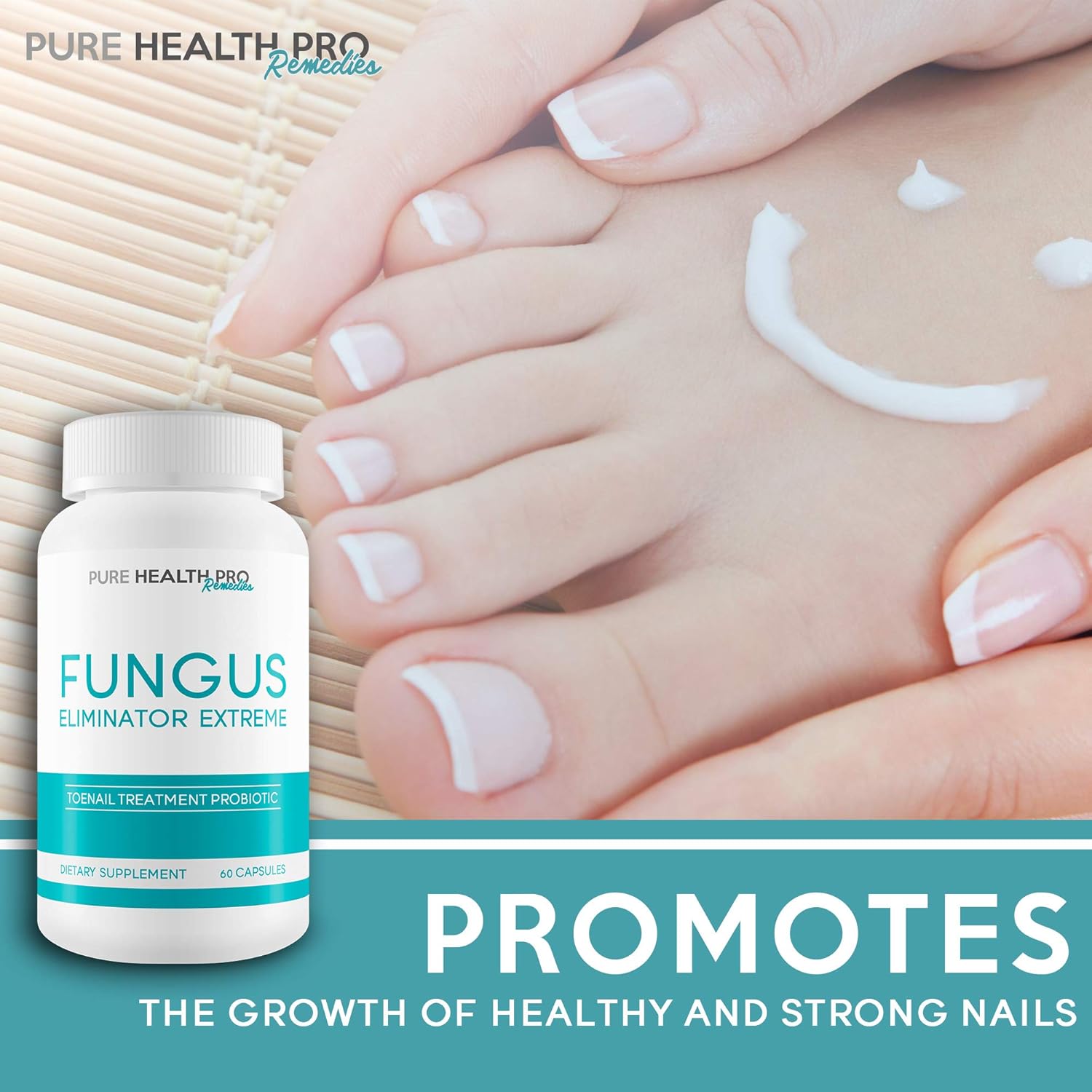 Fungus Eliminator Extreme - Toenail Treatment Probiotic - Probiotics for Overall Health - Probiotic Supplement Nail Fungus Eliminator - Fungus Eliminator Pure Health Pro Remedies: Health & Personal Care