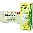 Binggrae Melon Flavored Milk Drink – Sweet and Creamy Korean Shelf-Stable Beverage – 6.8 fl oz Cartons – Pack of 24
