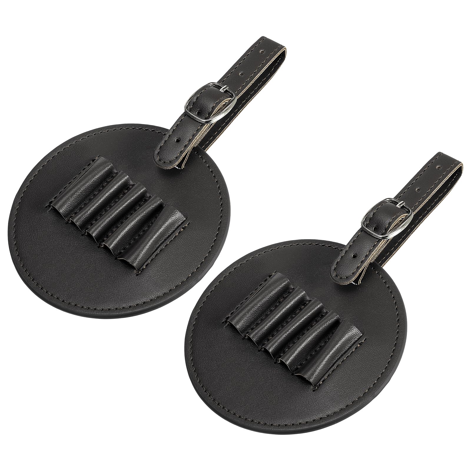 YOKIVE 2 Pcs Golf Tee Holders, Sports Golf Tees Carry Pouch Bags for Woman Man Storage Golf (Black)