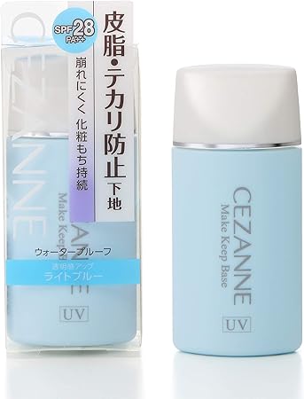 Amazon 皮脂テカリ防止下地 ライトブルー 30ml テカリにくい 崩れにくい 化粧下地 セザンヌ 化粧下地 通販