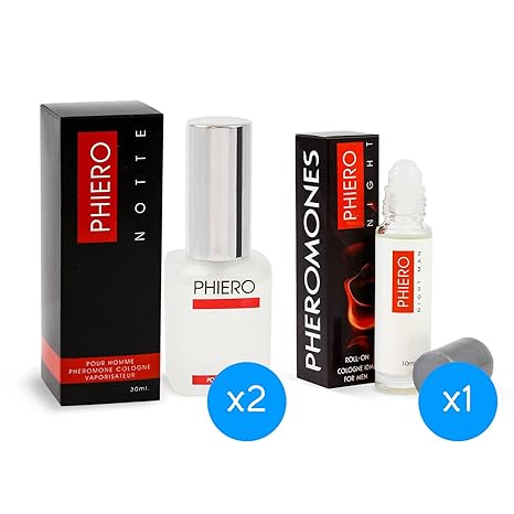 2 Phiero Notte + Phiero Night Man: Parfüms mit Pheromonen für männer