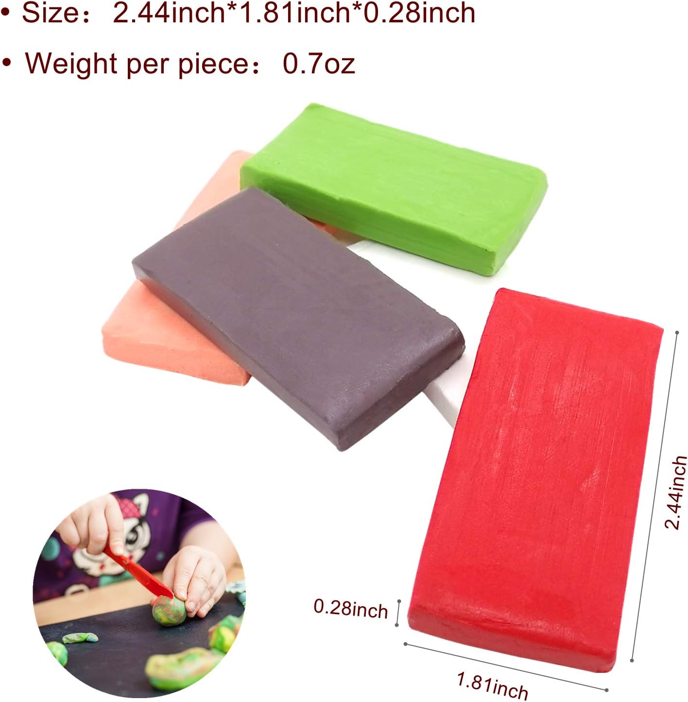 50 Colors Polymer Clay, BYWORLD Modeling Clay Oven Bake Clay with 19 Sculpting Clay Tools and Accessories, Soft Modeling Clay Earring Making Kit for Kids, Starter, Adults, Ideal DIY Gift for Kids
